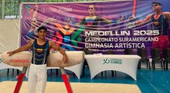 Camilo Vera, Campeonato Sudamericano de gimnasia en Medellín.