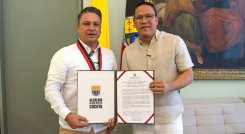 Nadim Bayona Pérez recibió la Medalla Juana Rangel de Cuéllar por su destacada gestión al frente de la Secretaría de Cultura y Patrimonio