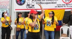 Protestas a Nueva EPS