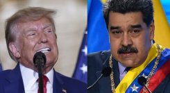 Donald Trump, presidente de Estados Unidos (izquierda). Nicolás Maduro, presidente de Venezuela (derecha).