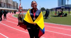 Valeri Franco Quiñones, atleta cucuteña. 