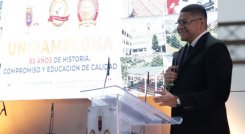 Ivaldo Torres Chávez, rector de la Universidad de Pamplona/Foto Nicolás Angarita