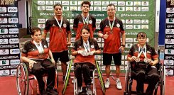 La selección Norte de paratenis de mesa se destacó con buenos logros en la capital antiqueña.