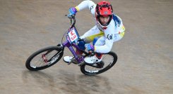 Camila De la Hoz, bicicrosista cucuteña