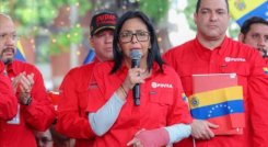 Delcy Rodríguez a EE.UU.