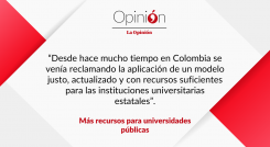 Más recursos para universidades públicas