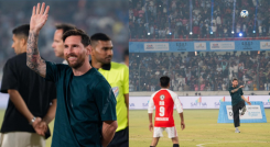 Messi en la India. Foto tomada de @revanth_anumula
