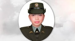 Patrullera de policía asesinada en el Huila