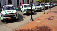 Policía de Ocaña recibe dotación de vehículos para fortalecer los esquemas de seguridad.