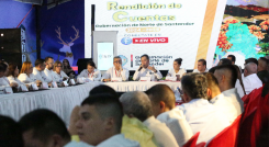 Gobernador William Villamizar hizo rendición de cuentas 2025.