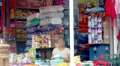 Se encontraron grandes cantidades de pañales institucionales en comercios del centro, especialmente en la avenida sexta y zonas del parque lineal, así como en La Parada, Villa del Rosario. Fotos: La Opinión 