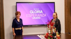 Gloria Urueña, directora djecutiva de Colcob; y Laura Buendía, gerente general de Coguasimales. / Foto Cortesía
