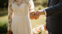 se casó sin una gota de maquillaje