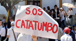 Manifestación por la paz en Catatumbo.