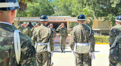 Saludo institucional de año nuevo a tropas de la Brigada 30.