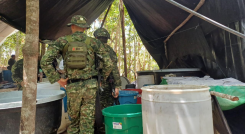 Destrucción de laboratorio del ELN