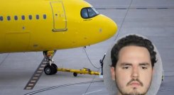 De no creer: colombiano destrozó el baño del avión en el que iba a ser deportado desde EE. UU.