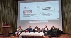 Foro Catatumbo en guerra llevado a cabo en el Centro de Memoria Histórica de Bogotá./Foto cortesía