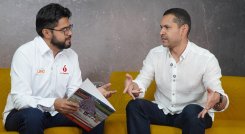 Daniel Palacios estuvo nuevamente  en Cúcuta, para dar a conocer sus  propuestas, en el marco de la campaña a la Presidencia. /Foto  cortesía