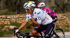 Nairo Quintana, Einer Rubio y Diego Pescador las cartas de Colombia en el carrera de oriente medio.