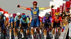 El italiano Jonathan Milan volvió a ser el más veloz en la quinta etapa del UAE Tour.