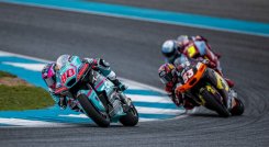 El motociclista colombiano comienza con ilusiones el Campeonato Mundial de Moto2,  en el circuito de Chang, en Burinam.