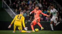 Lamine Yamal, volante del Barcelona.