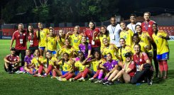 La selección juvenil femenina de Colombia tiene una destacada actuación en la primera fase del Sudamericano.