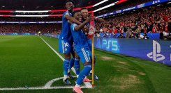 Vinicius Junior marcó el gol de la victoria del Madrid y quedó a un paso de avanzar a los octavos de final de la Liga de Campeones.