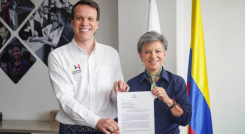 Claudia López y Leonardo Huerta, Consulta de Las Soluciones.