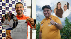 Candidaturas de Diógenes Quintero y Carlos Salcedo serán asumidas por sus esposas