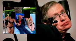 Nueva foto de Stephen Hawking en la isla de Epstein intensifica la polémica
