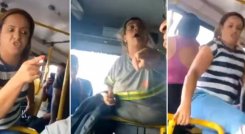 Video viral: pasajeras golpean a conductor que se negó a cruzar calle inundada