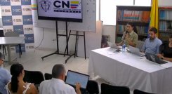 Audiencia pública de revocatoria del mandato del alcalde de Los Patios./Foto cortesía