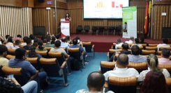 En el auditorio de la Cámara de Comercio se presentaron los resultados de la encuesta Cúcuta Cómo Vamos 2025/Foto Carlos Ramírez