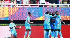 Este es el seleccionado africano del Congo, que venció a Jamaica 1-0, y obtuvo la clasificación a la Copa del Mundo. 
