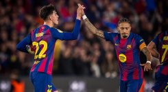 Marc Bernal, Rapinha y Lamine Yamal marcaron goles importantes, pero no le alcanzó Barcelona para pasar a la final. 