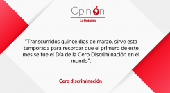 Cero discriminación