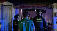 Sellados establecimientos de vida nocturna en Ocaña.