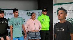 Duván Vergel, Liliana Fuentes y Julián Alexander García fueron enviados a la cárcel. / Foto cortesía