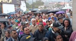 Protestas en Pamplona por la actualización catastral/Foto cortesía