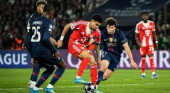 Luis Díaz marcó el cuarto gol del Bayern, en la derrota ante el París SG en la ida de la semfinal de la Champions.