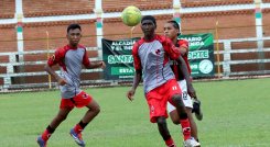 La selección Norte Sub-17 continúa trabajando bajo las órdenes de Elkin Uribe.