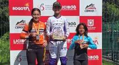 La bicicrosista cucuteña, en un mes ha cosechado ocho títulos.