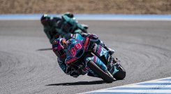 David Alonso logró hacer una gran carrera, pero la suerte no lo acompañó en Jerez.