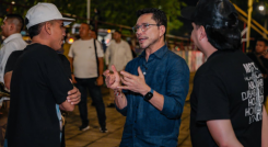 Carlos Caicedo visitó Cúcuta como parte de su campaña presidencial. 