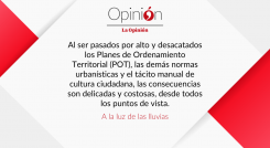 A la luz de las lluvias