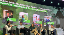 Humberto Posada, gerente de Veolia, en foro sobre economía circular.