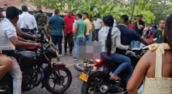 Hombre arrollado por el Ejército  Foto cortesía - La Voz Caribe noticias