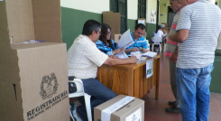 Jurados de votación en elecciones presidenciales. 